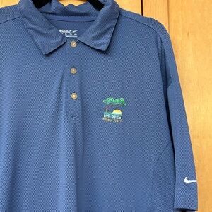 Nike U.S. Open Blue Polo Shirt